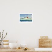 mevrouw Caronia in Zee Poster (Keuken)