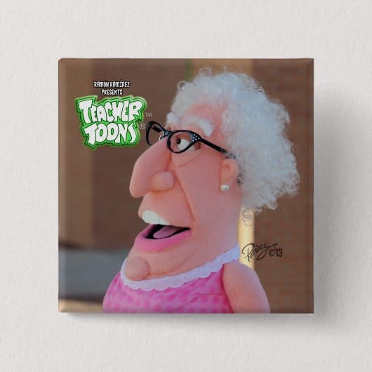 Mevrouw Carrie Oki Button #3 (Voorkant)