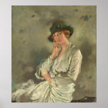 Mevrouw Cartrap - Sir William Orpen Fine Art Poste