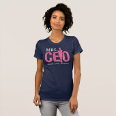 Mevrouw CEO die elke gelegenheid aangrijpt om zake T-shirt (Voorkant volledig)
