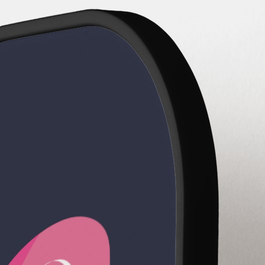 Mevrouw CEO vangt elke opportuniteit bedrijfseigen Pickleball Paddle (Links Detail)