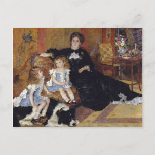 Mevrouw Charpentier van Renoir Impressionist Paint Briefkaart