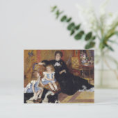Mevrouw Charpentier van Renoir Impressionist Paint Briefkaart (Staand voorkant)
