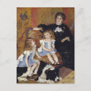 Mevrouw Charpentier van Renoir Impressionist Paint Briefkaart