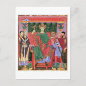 mevrouw Cim.4453 f.42r Heilige Romeinse keizer Ott Briefkaart (Voorkant)