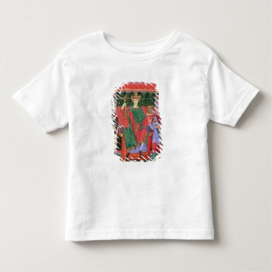 mevrouw Cim.4453 f.42r Heilige Romeinse keizer Ott Kinder Shirts (Voorkant)