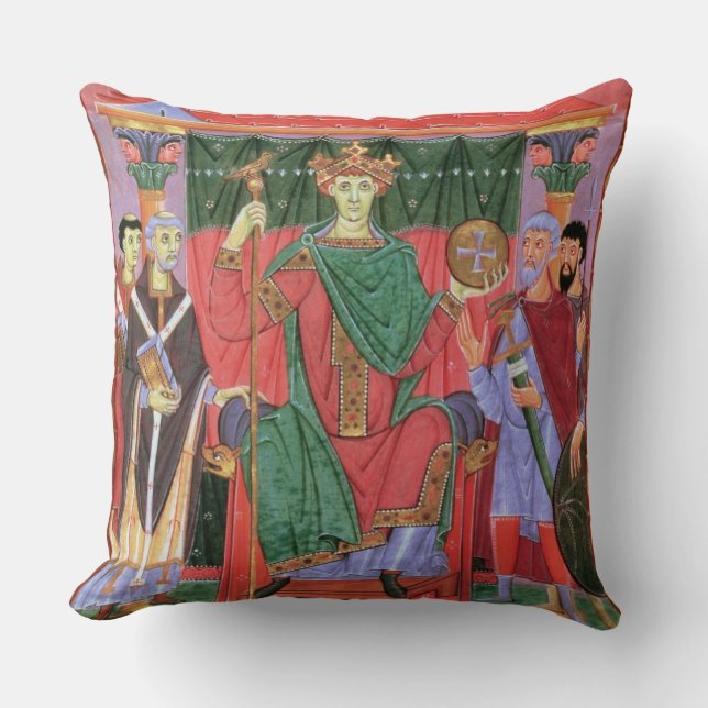 mevrouw Cim.4453 f.42r Heilige Romeinse keizer Ott Kussen (Voorkant)