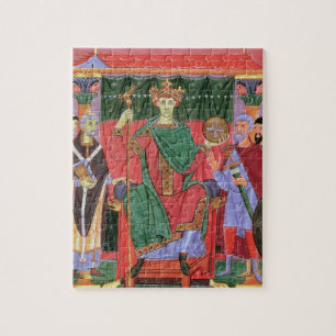 mevrouw Cim.4453 f.42r Heilige Romeinse keizer Ott Legpuzzel