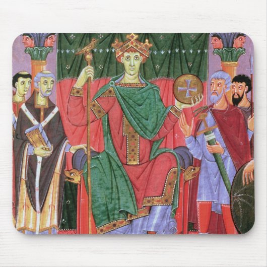 mevrouw Cim.4453 f.42r Heilige Romeinse keizer Ott Muismat (Voorkant)