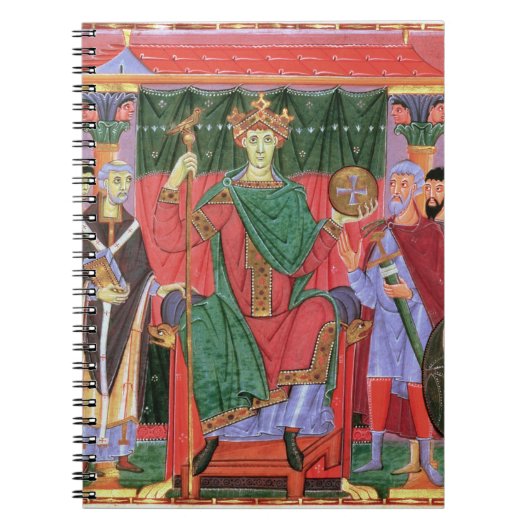 mevrouw Cim.4453 f.42r Heilige Romeinse keizer Ott Notitieboek (Voorkant)