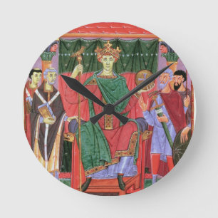 mevrouw Cim.4453 f.42r Heilige Romeinse keizer Ott Ronde Klok