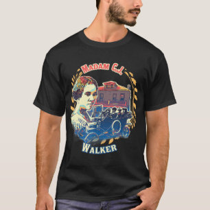 Mevrouw CJ Walker, eerbetoon, zwarte geschiedenis, T-shirt