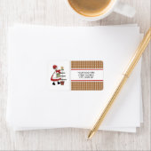 mevrouw claus adresgegevens mailinglabels etiket (Insitu)