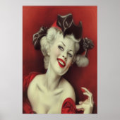 Mevrouw Claus | AI Art Poster (Voorkant)