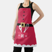 mevrouw claus Apron doet een zakje met spon en whi Schort (Insitu)