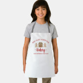 Mevrouw Claus Bakery Kerstmis, klein Schort (Insitu)