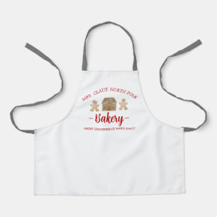 Mevrouw Claus Bakery Kerstmis, klein Schort