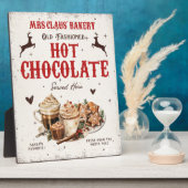 mevrouw Claus’ Bakkerij Hot Chocolate Christmas Fotoplaat (Zijkant)