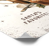  mevrouw Claus’ Bakkerij Hot Chocolate Christmas Poster (Hoek)