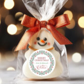 Mevrouw Claus’ Bakkerij Kerstvakantie Ronde Sticker