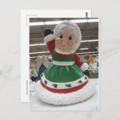 Mevrouw Claus Briefkaart (Voorkant / Achterkant)