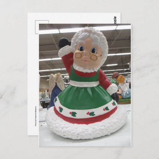 Mevrouw Claus Briefkaart (Voorkant / Achterkant)