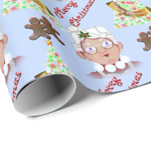 Mevrouw Claus Cadeaupapier (Rol Hoek)