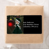 Mevrouw Claus Cookie Adresetiketten voor kerstmis Etiket (Insitu)