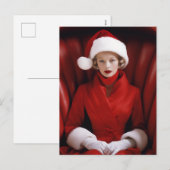 mevrouw Claus Feestdagenkaart (Voorkant / Achterkant)