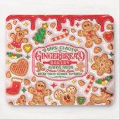 Mevrouw Claus Gingerbread Bakery Co. Muismat (Voorkant)