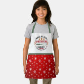 Mevrouw Claus Gingerbread Bakkerij Kerstmis Klein  Schort (Insitu)