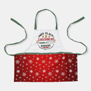 Mevrouw Claus Gingerbread Bakkerij Kerstmis Klein Schort