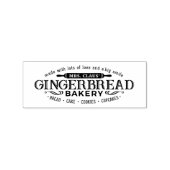 Mevrouw Claus gingerbrood bakkerij Rubberstempel (Afrduk)