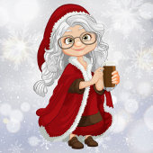 Mevrouw Claus Keramisch Ornament