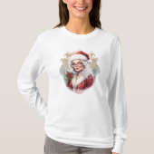  mevrouw Claus Kerstmis T-shirt (Voorkant)