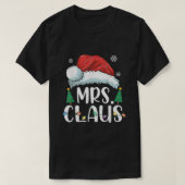 Mevrouw Claus Kerstmis T-shirt (Design voorkant)