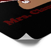 Mevrouw Claus komt eraan Poster (Hoek)