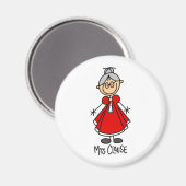 Mevrouw Claus magneet (Voorkant / Achterkant)