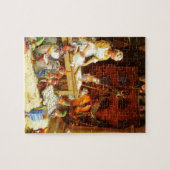 Mevrouw Claus & Santa's Elves Bake-kerstkoekjes Legpuzzel (Horizontaal)