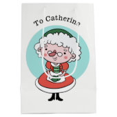 Mevrouw Claus, speciale mediumcadeautas Medium Cadeauzakje (Achterkant)