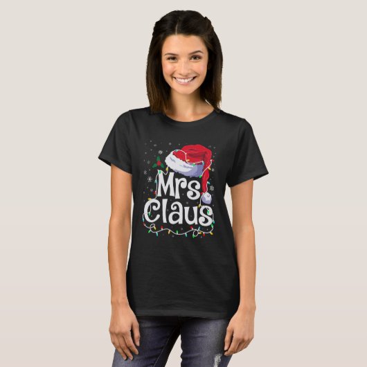 Mevrouw Claus T-shirt (Voorkant volledig)