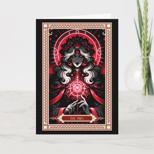 mevrouw Claus TAROT Kaart (Voorkant)