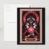 mevrouw Claus TAROT Kaart (Voorkant / Achterkant)