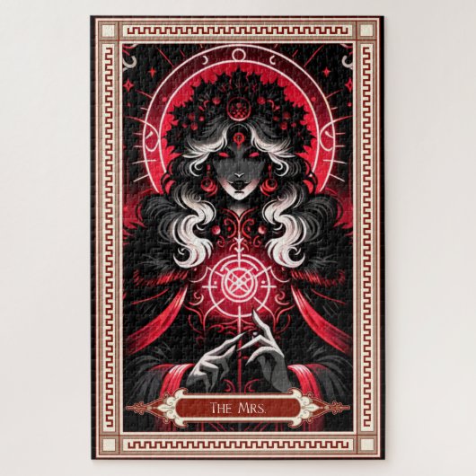mevrouw Claus TAROT Kaart Legpuzzel (Verticaal)