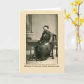 Mevrouw Clementine Delait, baarddame Kaart (Gele Bloem)