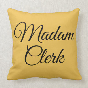 Mevrouw Clerk Kussen