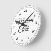 Mevrouw Clerk Ronde Klok (Hoek)