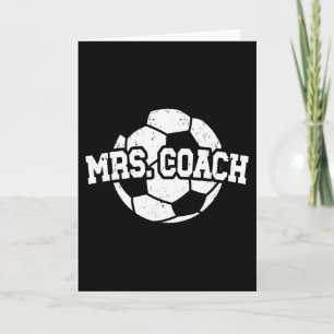 Mevrouw Coach Voetbalcoach Echtgenote Van Een Voet Kaart