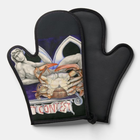 Mevrouw Crabtree, de nieuwe wereld. Ovenwant (Voorkant / Achterkant)