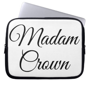 Mevrouw Crown Laptop Sleeve